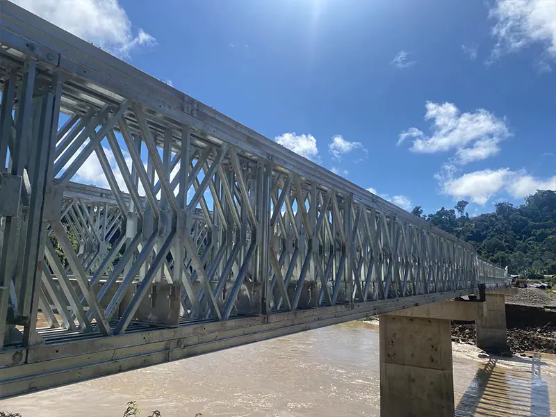 108 Meter langes Bailey-Brückenprojekt in Malaysia