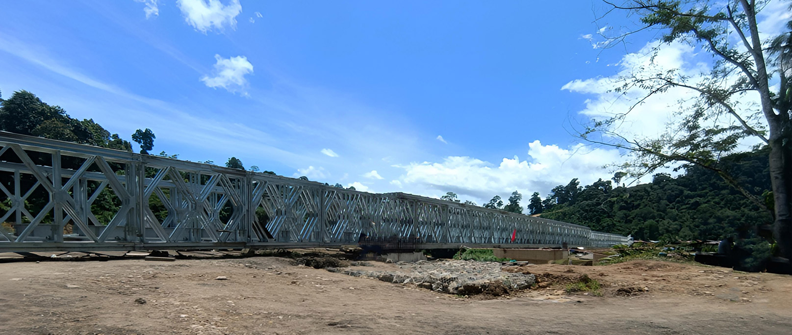 108 Meter langes Bailey-Brückenprojekt in Malaysia