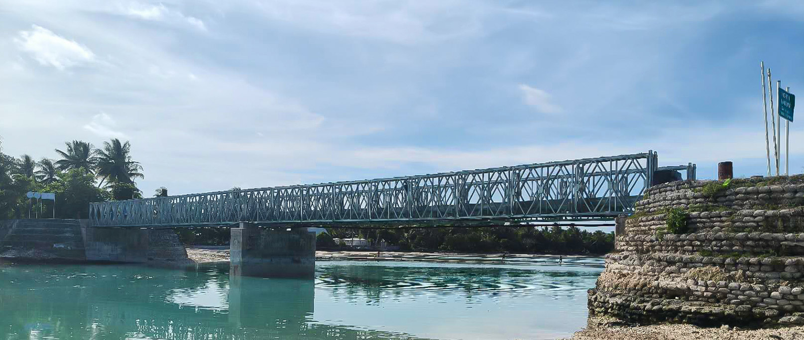 Kommunales Verkehrsprojekt in Kiribati
