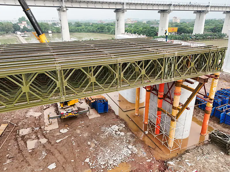 Engagierte Super Bailey-Bauunterstützung für das Hochgeschwindigkeitsbahnprojekt