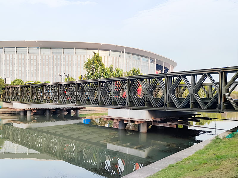 CB 200 Bailey Bridge Vierreihige einschichtige verstärkte Bailey Bridge